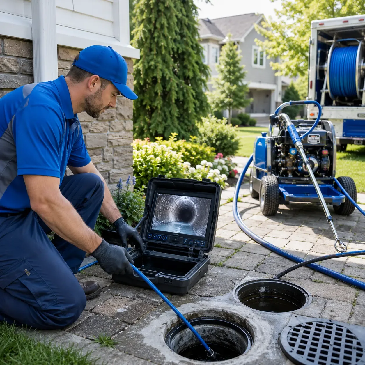 Outdoor drain cleaning professionals serving Weatherly, PA